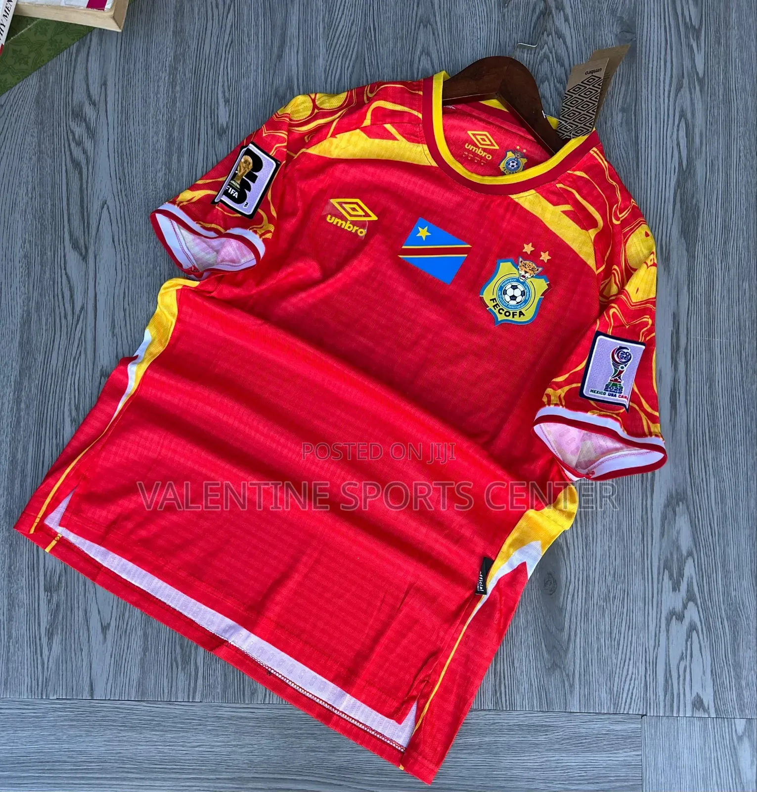 D. R. C Congo Jersey Original Material