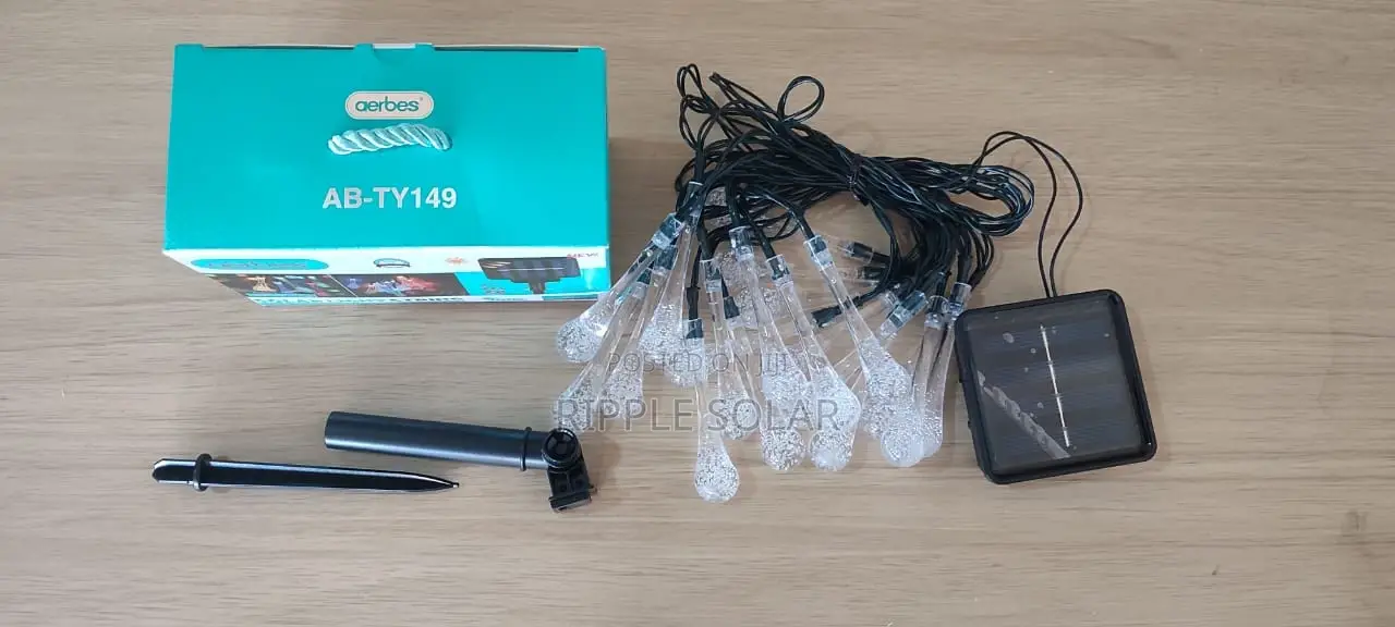 Aerbes Ab-Ty149 Solar Light String 5m Multicolour Garden Lights