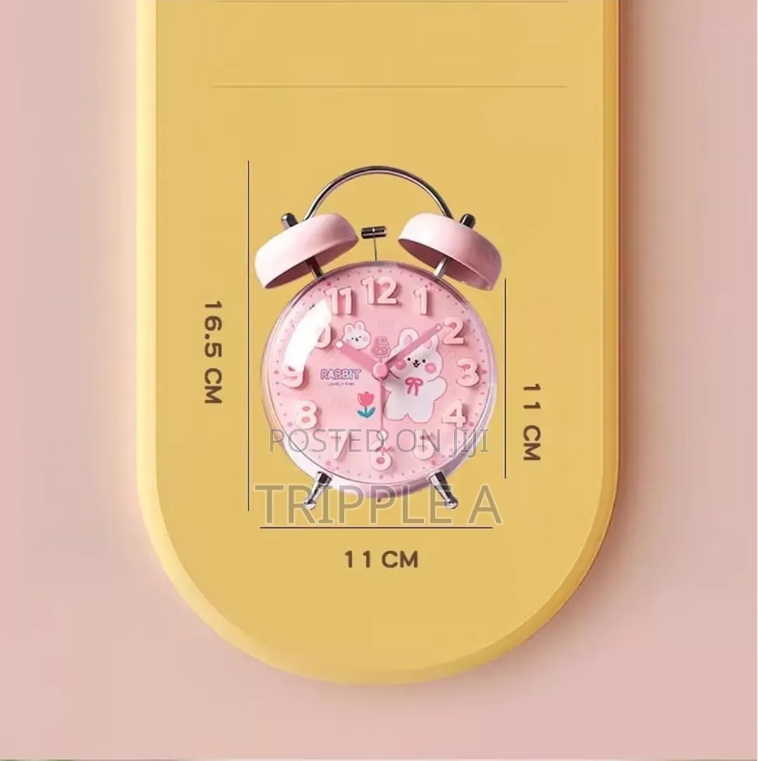 Portable Analogue Bedside Loud Alarm Clock