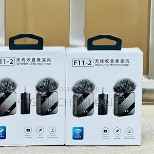 F11-2 Wireless Microphone Set Features a 3-in-1 Receiver
