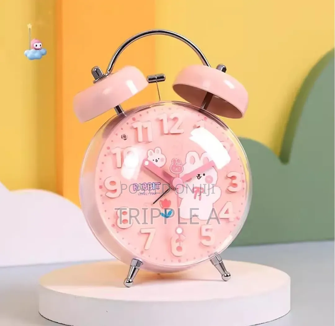 Portable Analogue Bedside Loud Alarm Clock