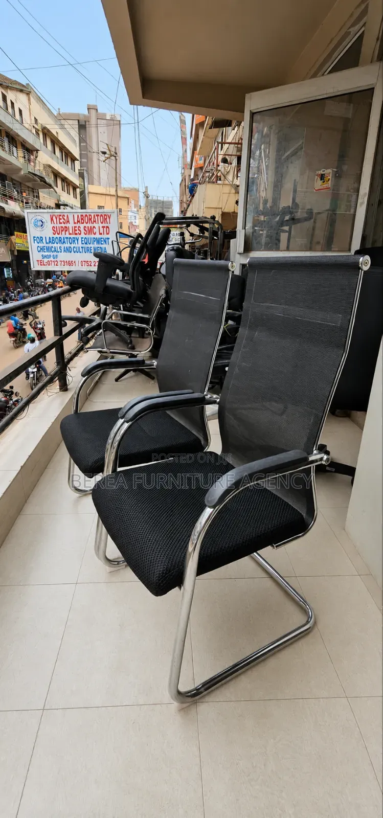High Back Mesh Visitors Office Chairs