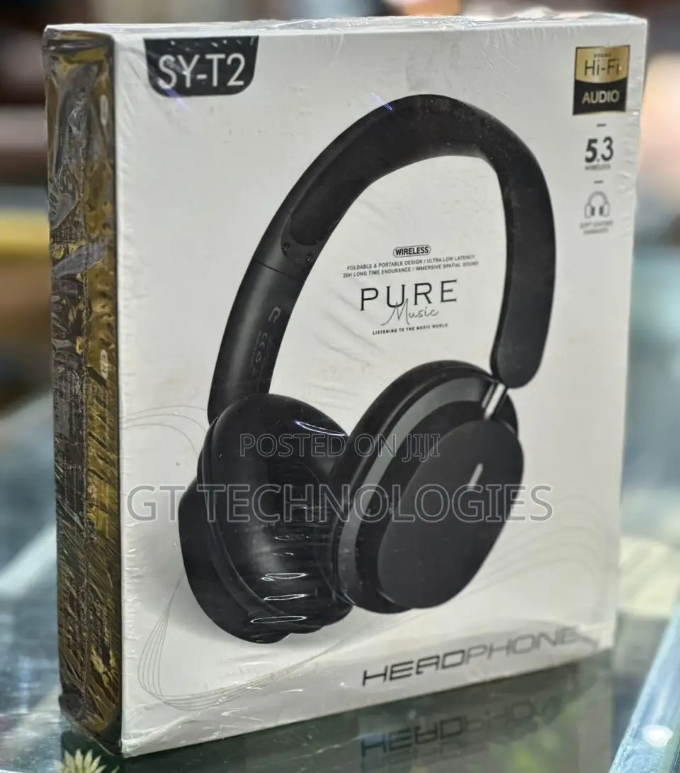 Sy-T2 Wireless Headphones Feature Bluetooth 5.3 and a Foldable Design