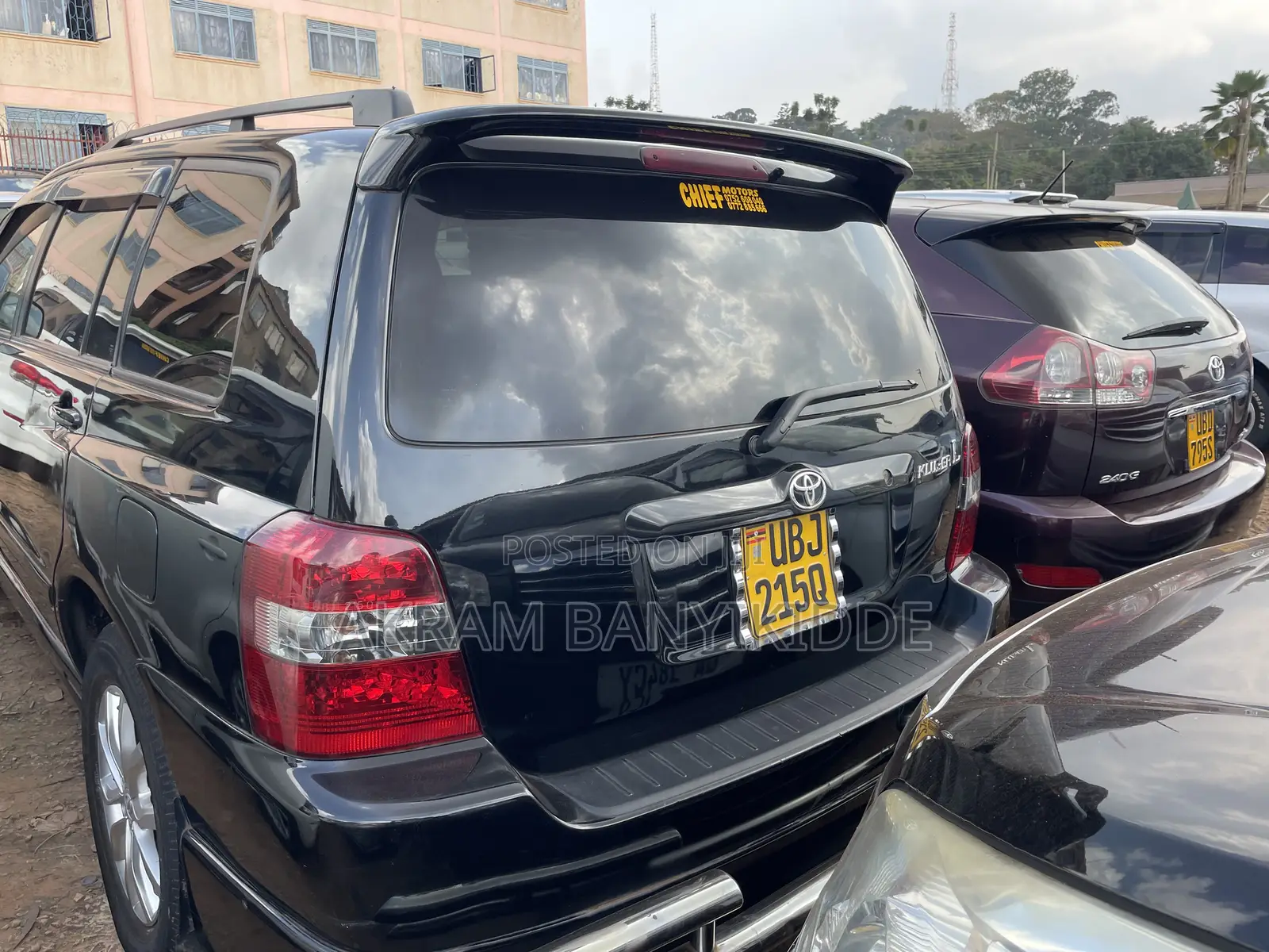 Toyota Kluger 2007 Black