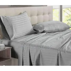 5x6 4pc Egyptian Cotton Bedsheets - Grey