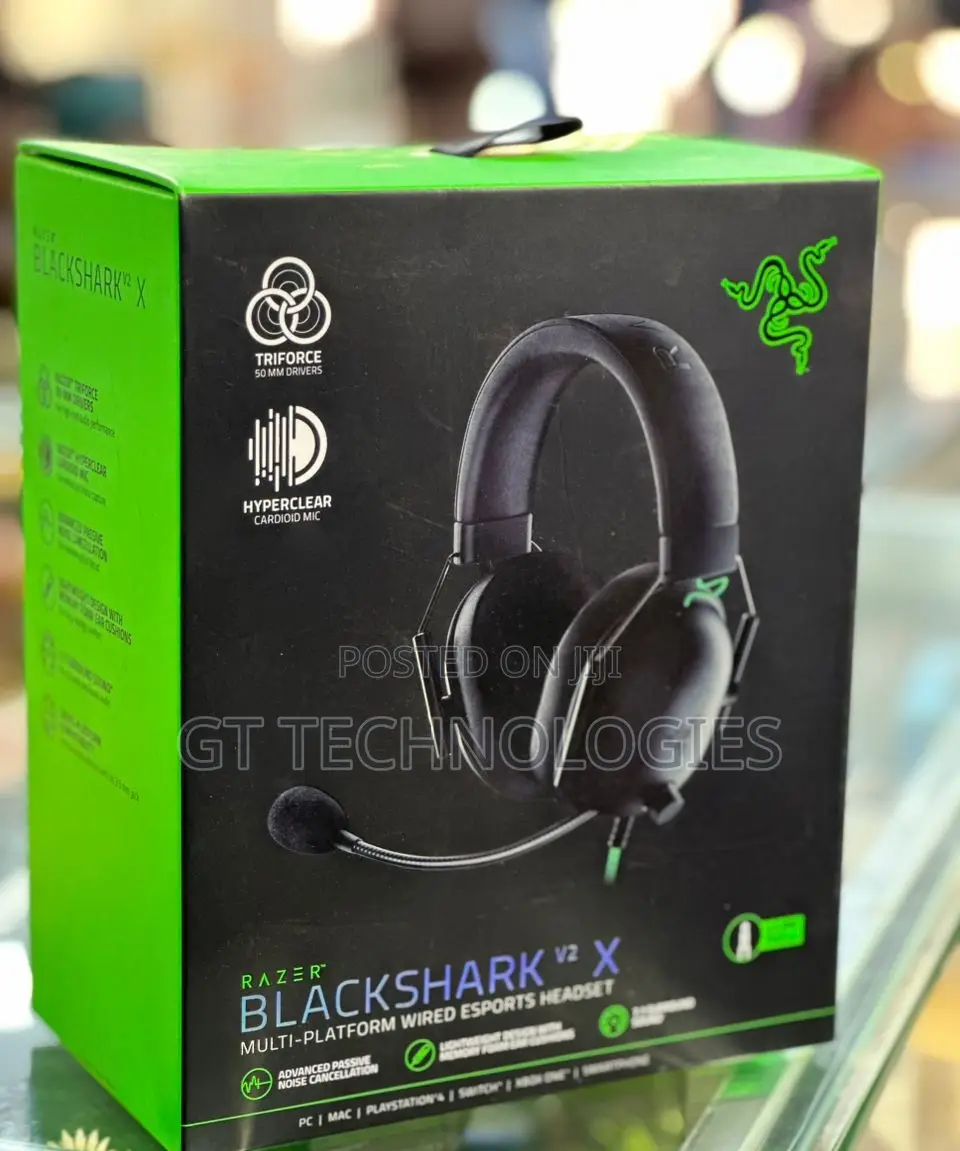 Razer Blackshark V2 X Wired Gaming Headset