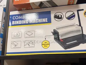 Comb Binding Book Binder Machine 21-Holes Spiral Binding Machine