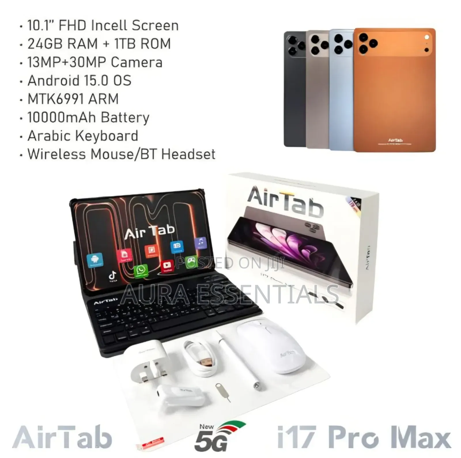 New AirTab i17 Pro Max 1 TB Black