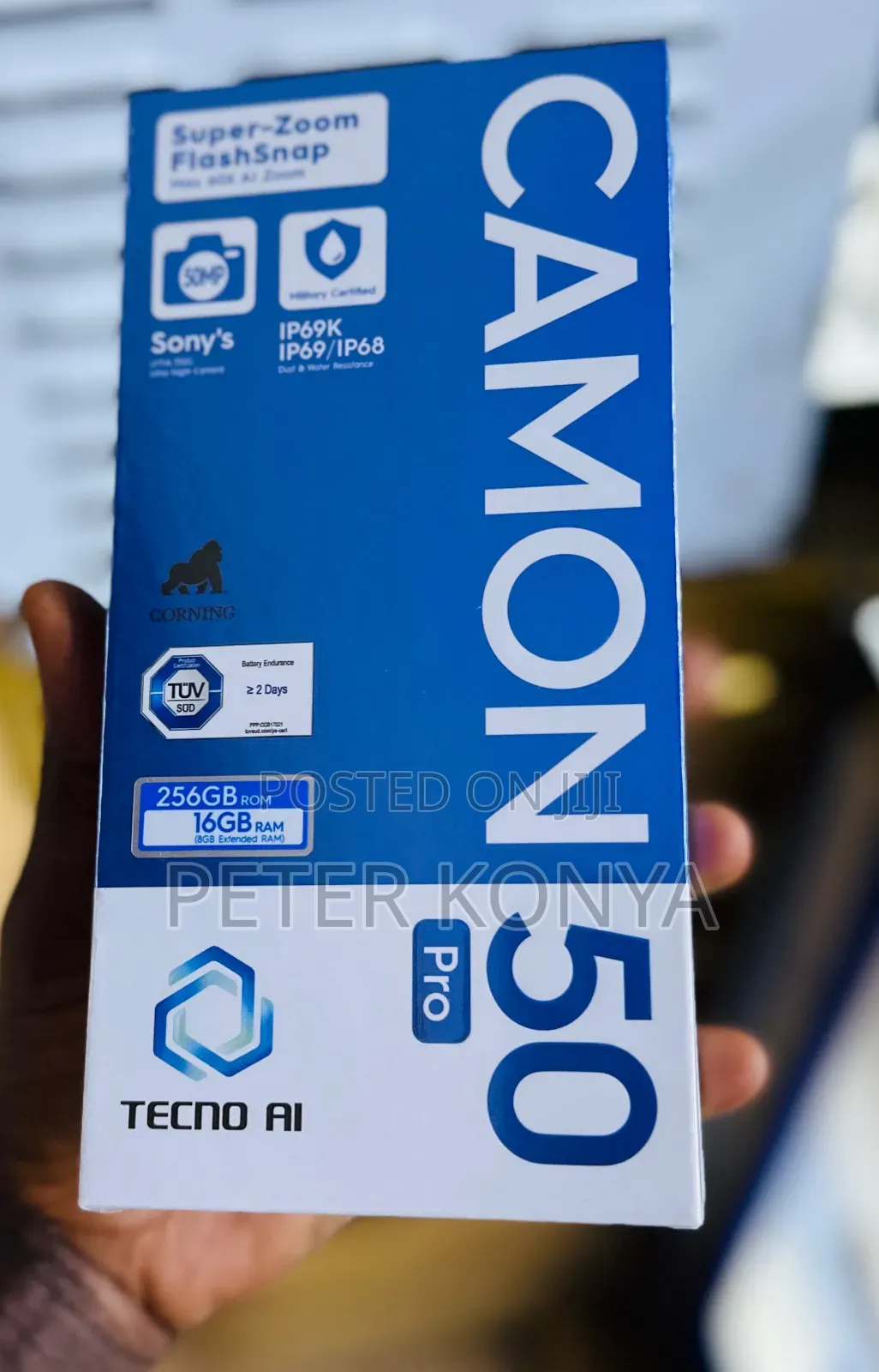 New Tecno Camon 50 Pro 256 GB Purple