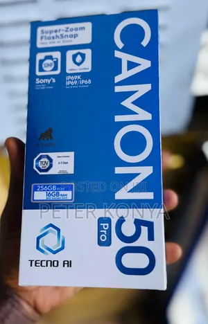 New Tecno Camon 50 Pro 256 GB Purple