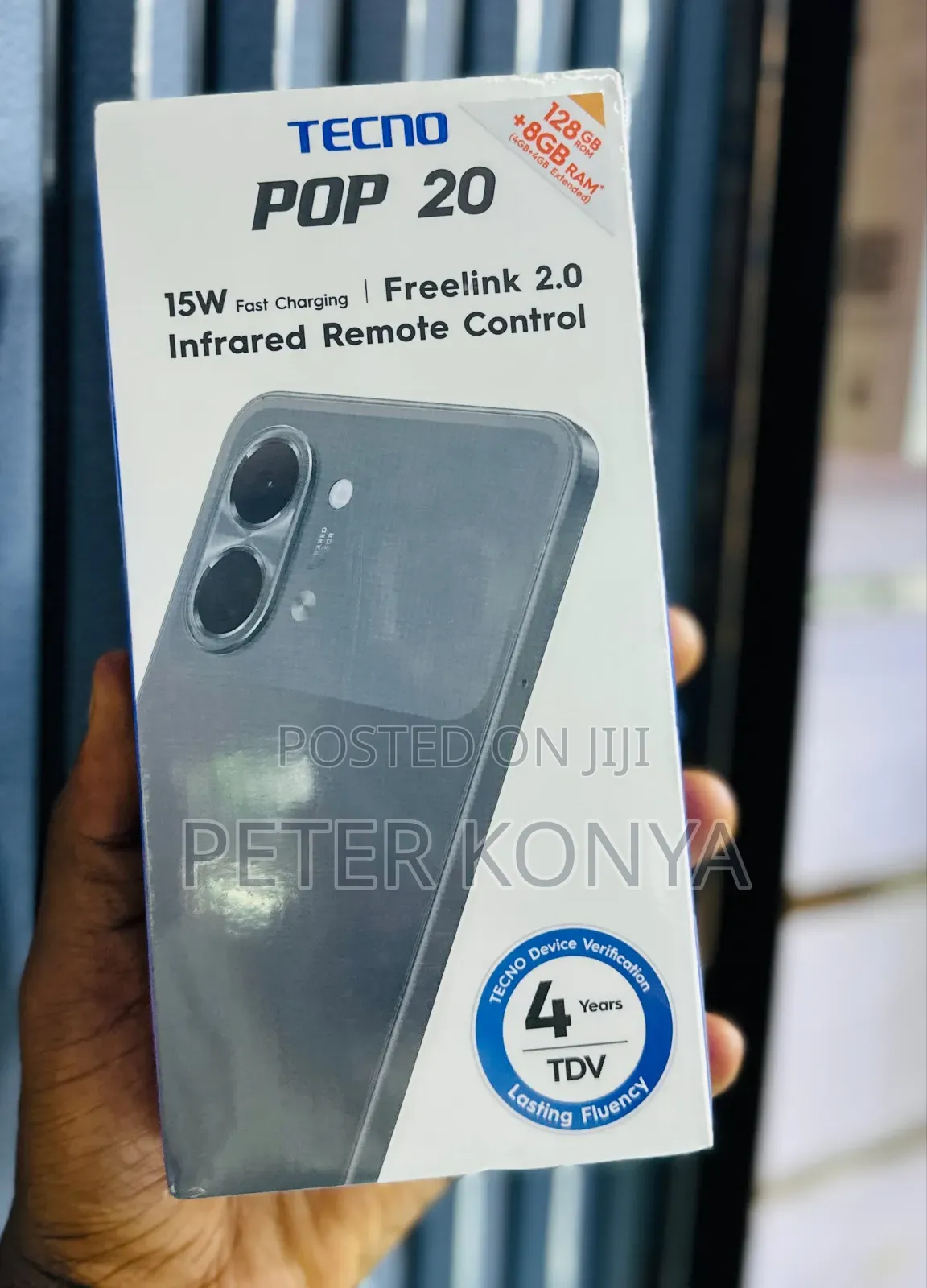 New Tecno Pop 20 128 GB Black