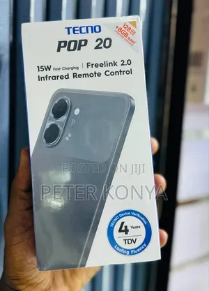 New Tecno Pop 20 128 GB Black