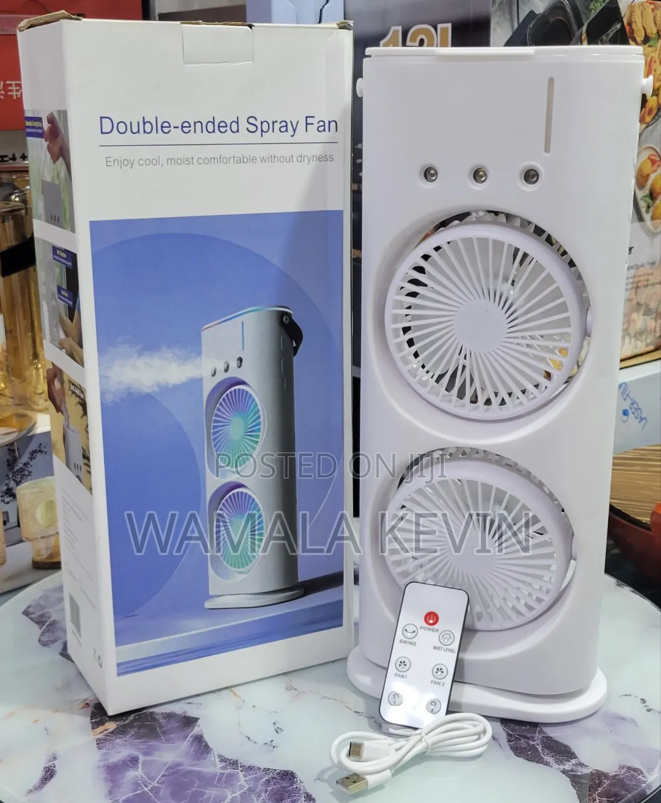 Portable Double Fan