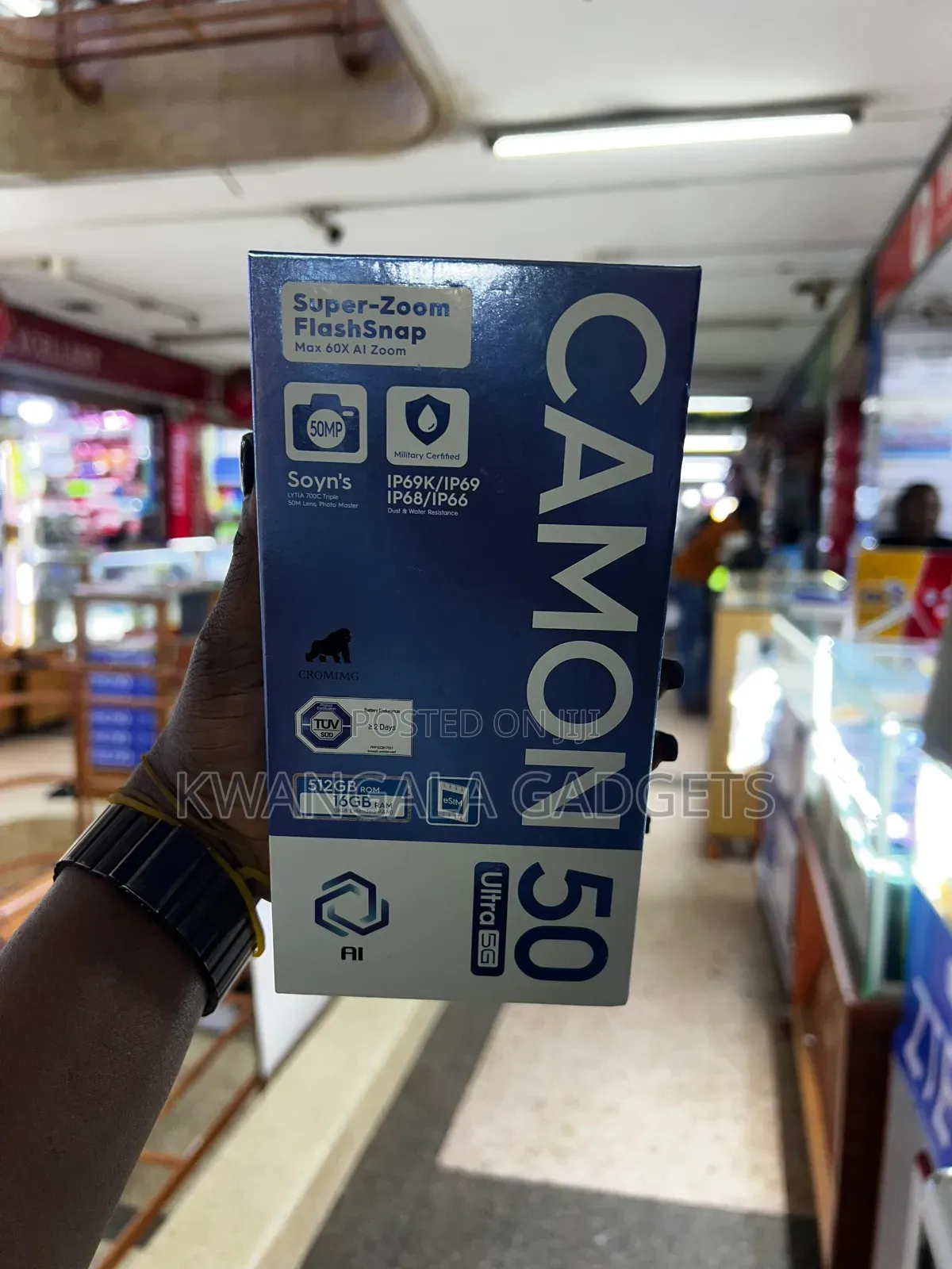 New Tecno Camon 50 Ultra 256 GB Black