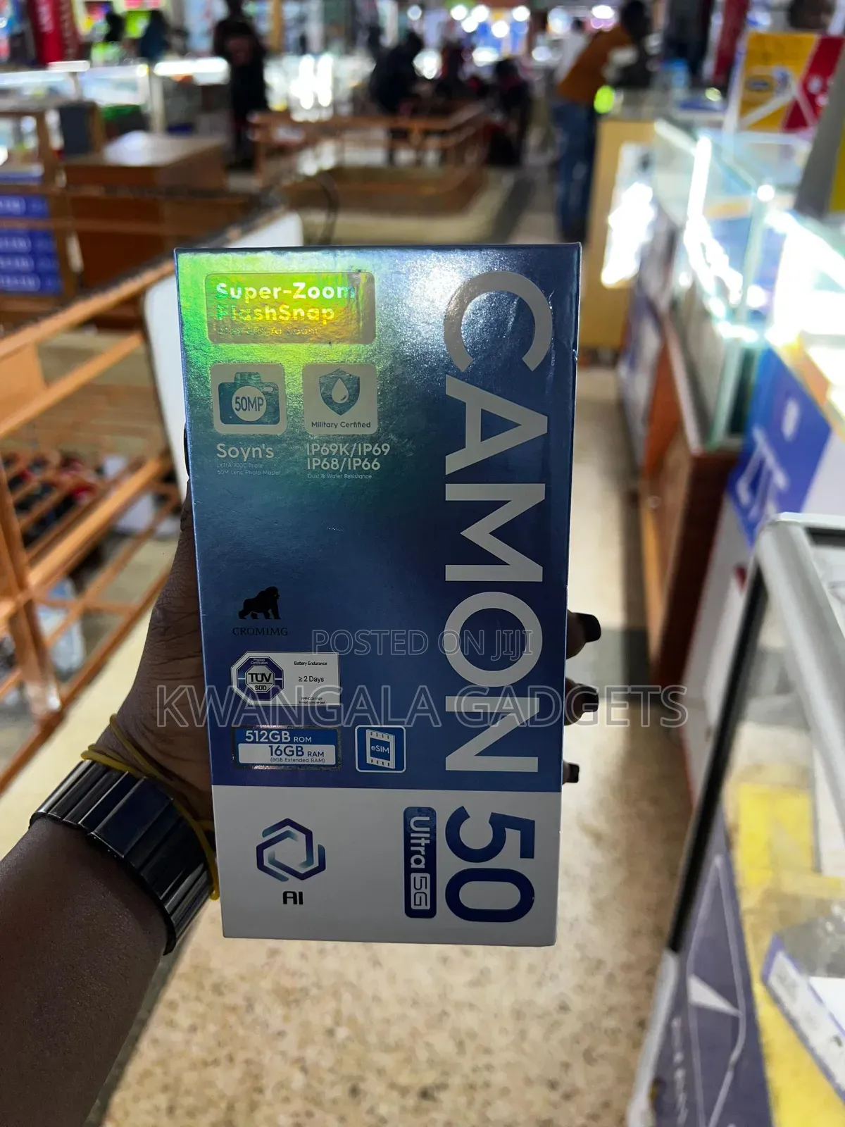 New Tecno Camon 50 Ultra 256 GB Black