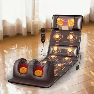 Full-Body Heated Massage Mat With Neck and Foot Therapy