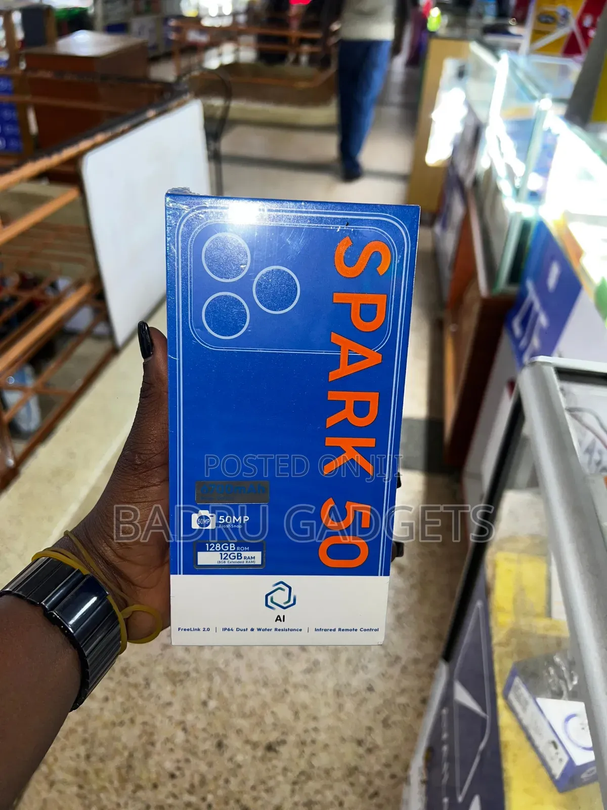 New Tecno Spark 50 128 GB Black