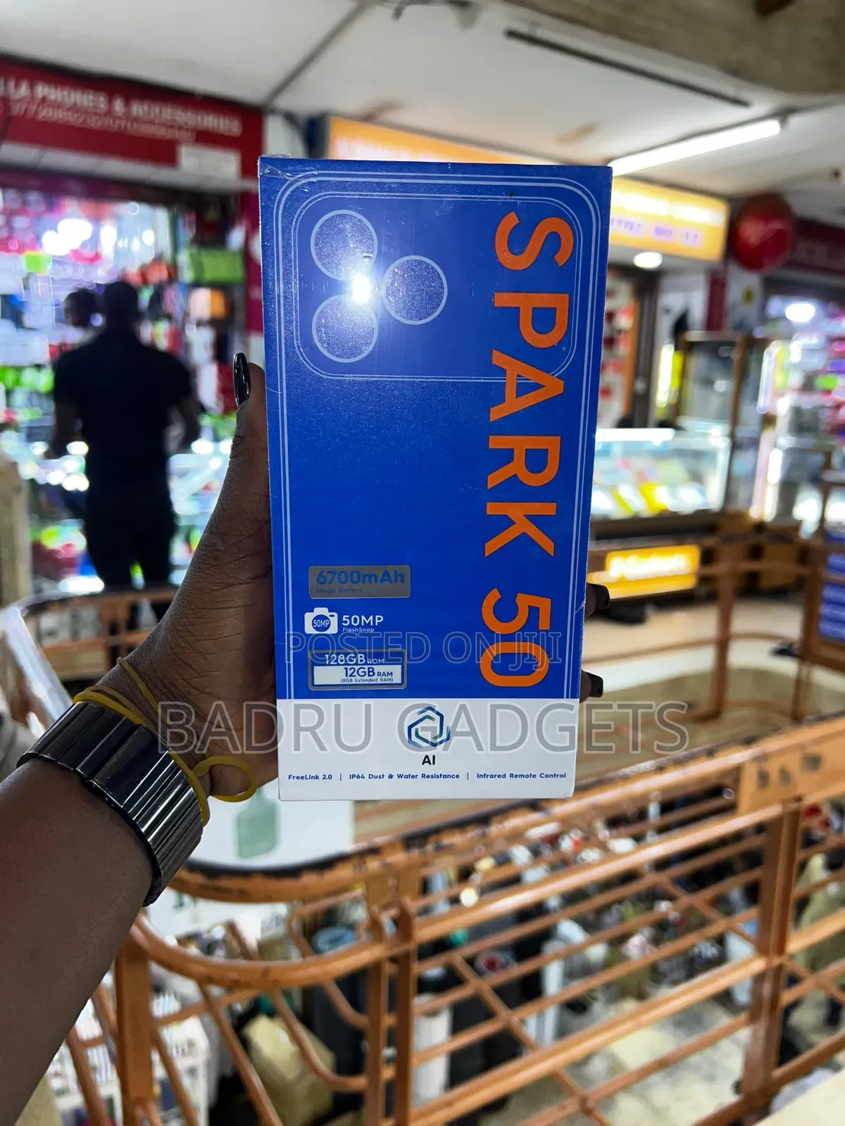 New Tecno Spark 50 128 GB Black