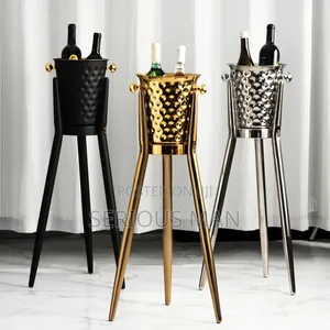 Elegant Floor-standing Champagne And Wine Ice Bucket