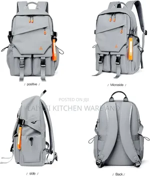Unisex Waterproof Backpack – Durable Travel, School Everyday Pack Bag