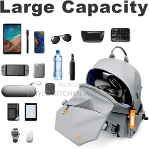 Unisex Waterproof Backpack – Durable Travel, School Everyday Pack Bag