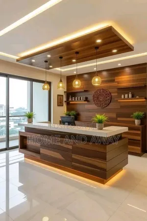 Customized Reception Desks Centers Reception Counters 3,000,000/-