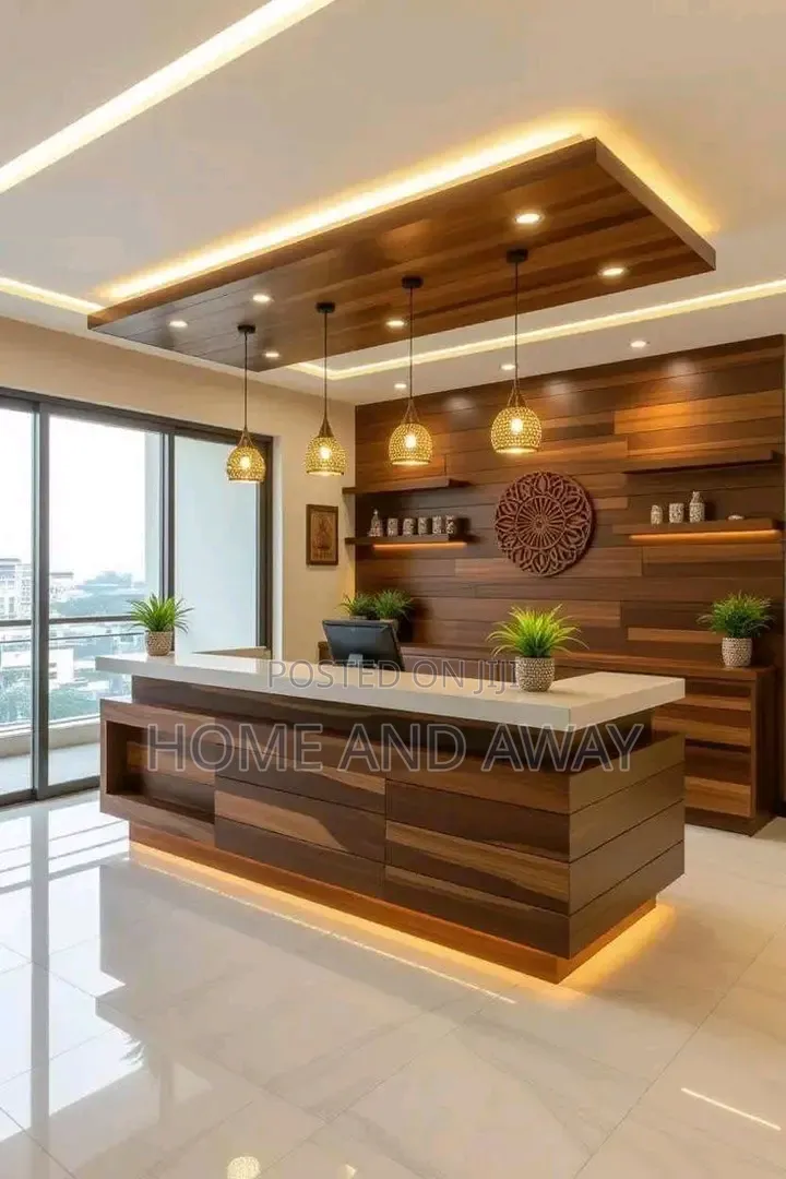 Customized Reception Desks Centers Reception Counters 3,000,000/-