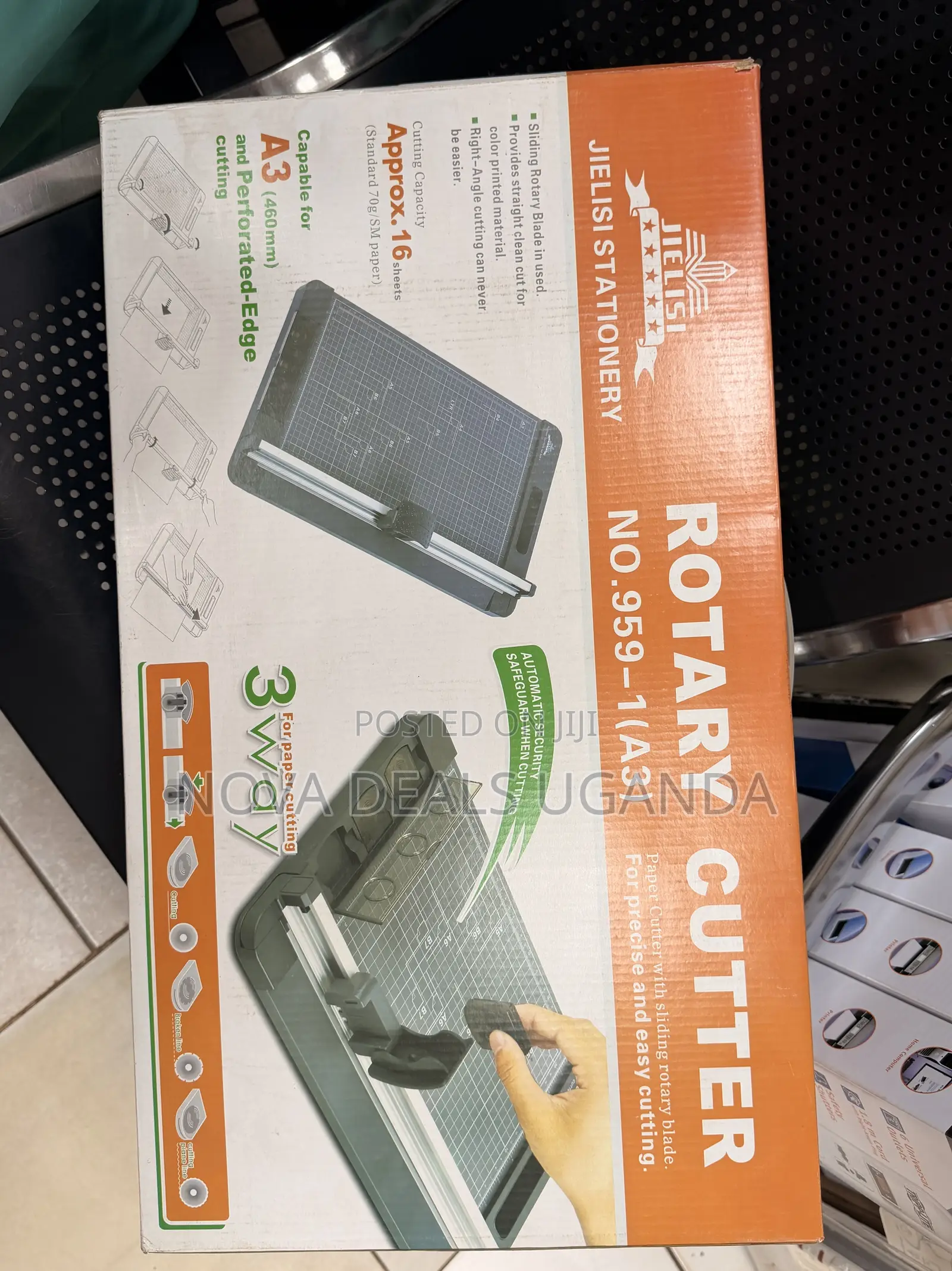 Heavy Duty A3 Rotary Paper Cutter 16sheets 3way