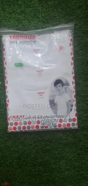 3-Pack of White Yarrison Brand Children's Cotton Under Shirt