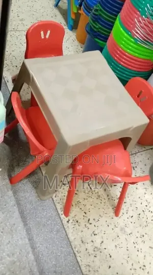 Set Of Kids Chairs And Table