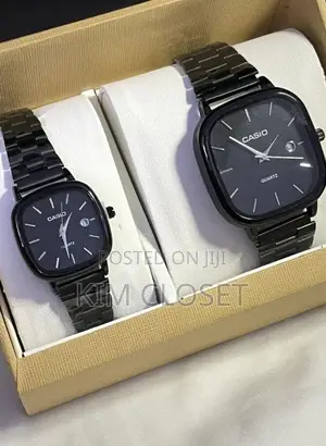 Black Casio Couple Watches
