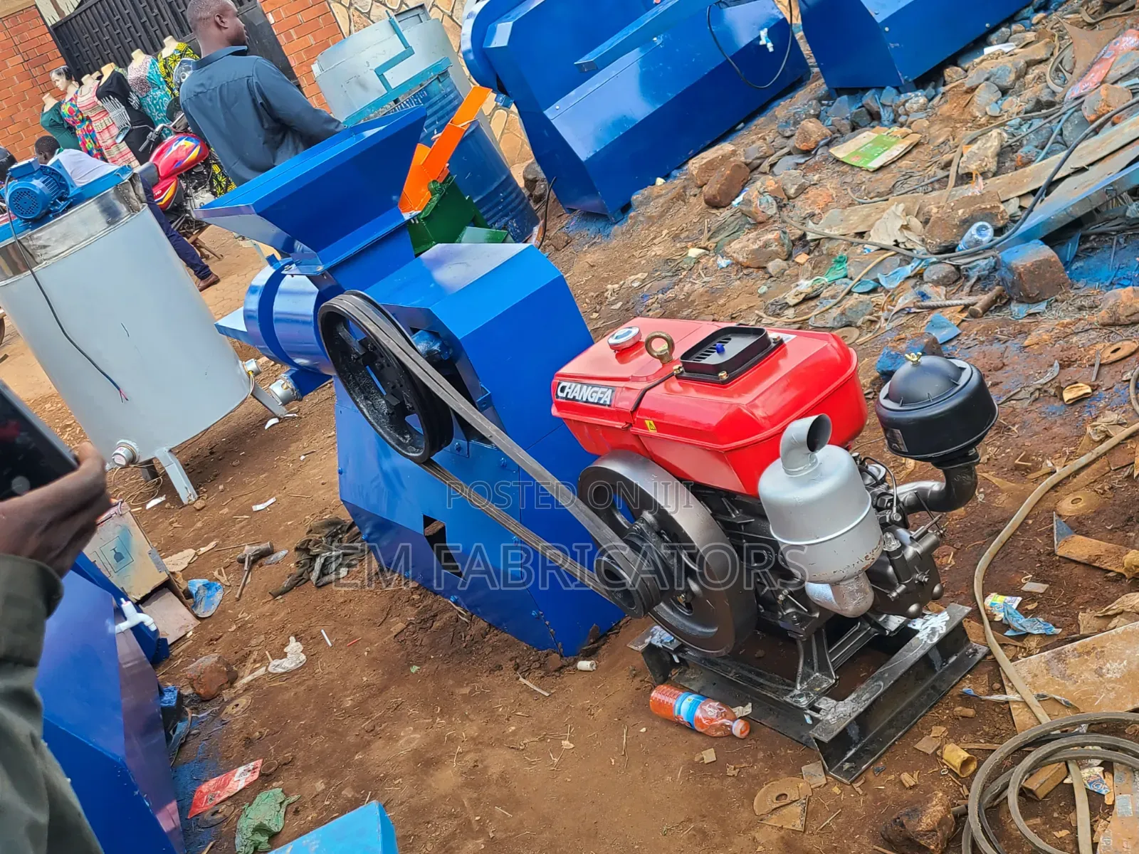 Diesel Engine Powered Soap Machine