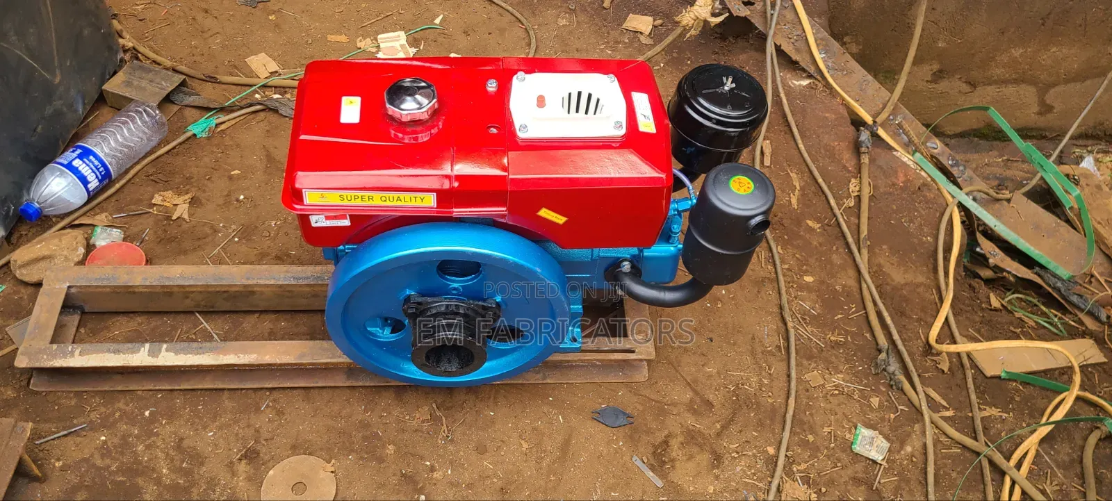 Diesel Engine Powered Soap Machine