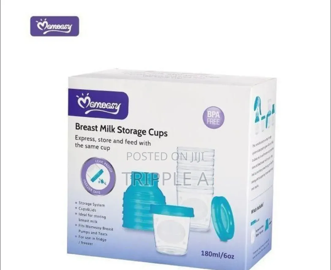 5pcs Set Breast Milk Storage Containers