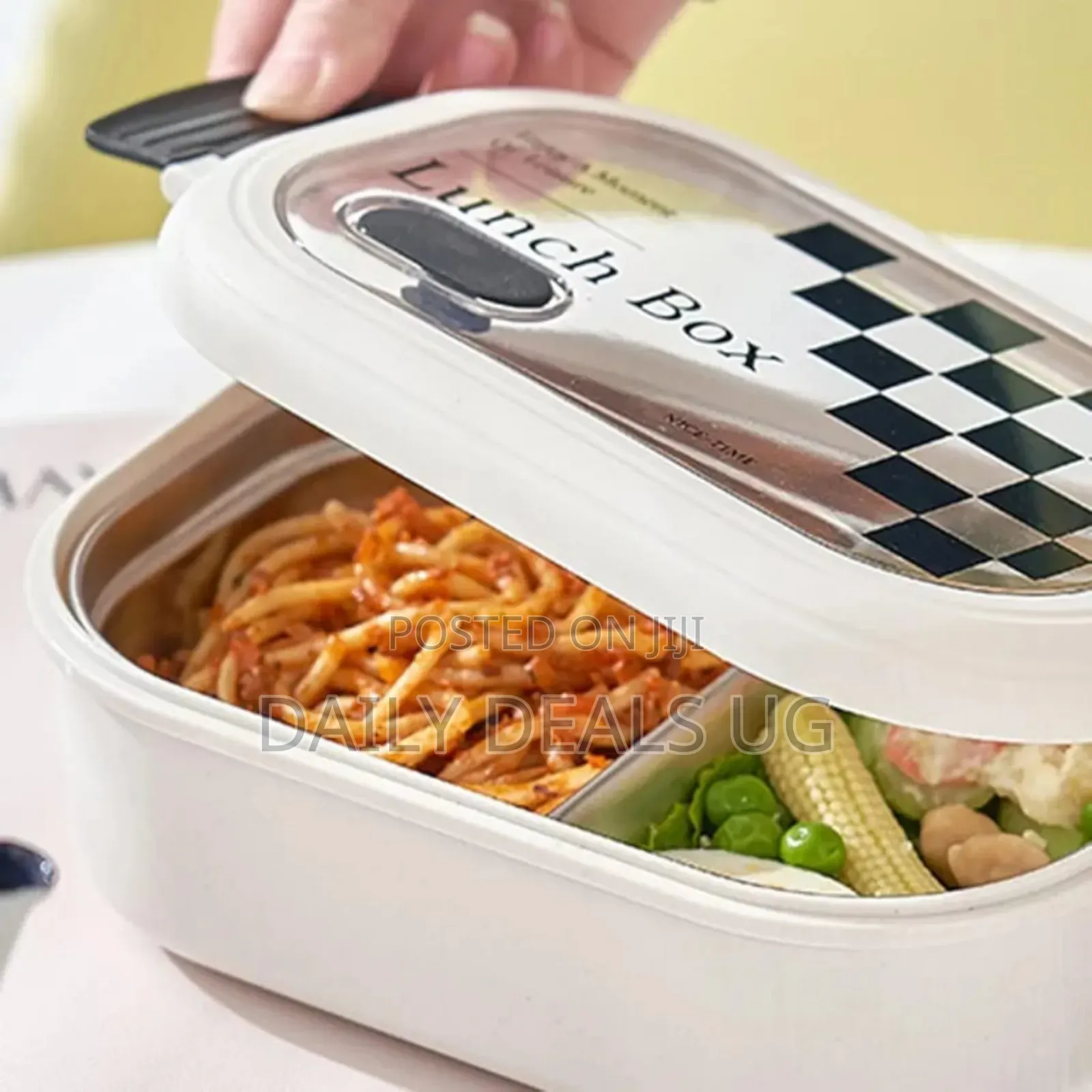 White Bento Lunch Box