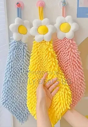 Chenille Hanging Hand Towels