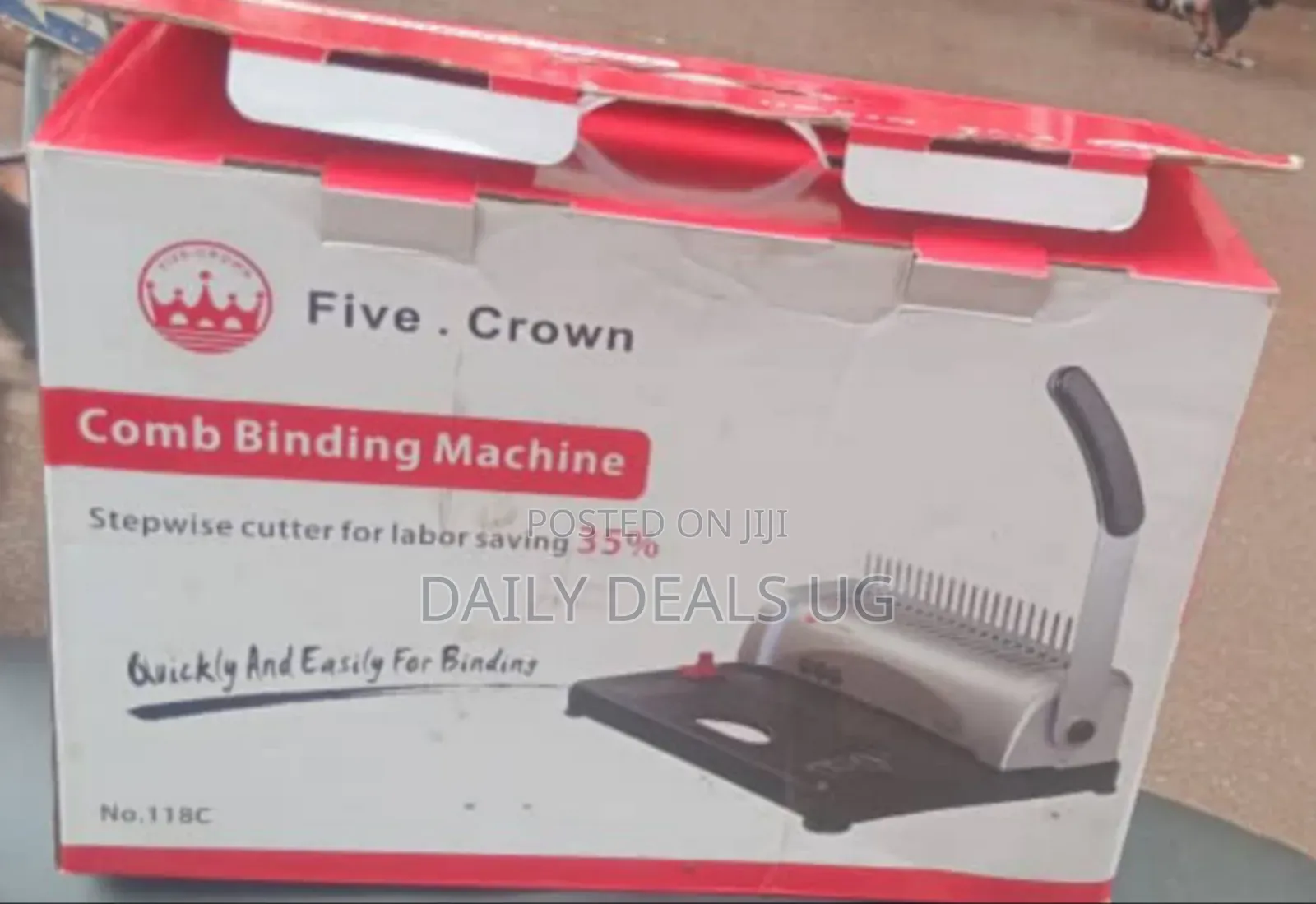Five Crown 118c Comb Binding Machine