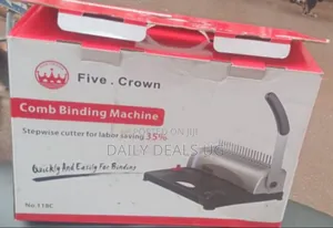Five Crown 118c Comb Binding Machine