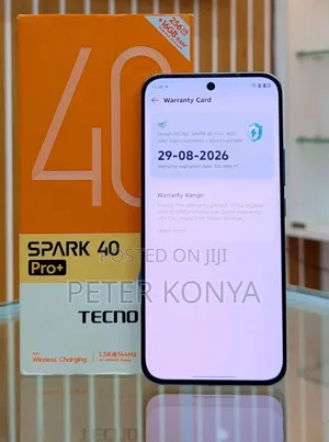 New Tecno Spark 40 Pro+ 256 GB Silver