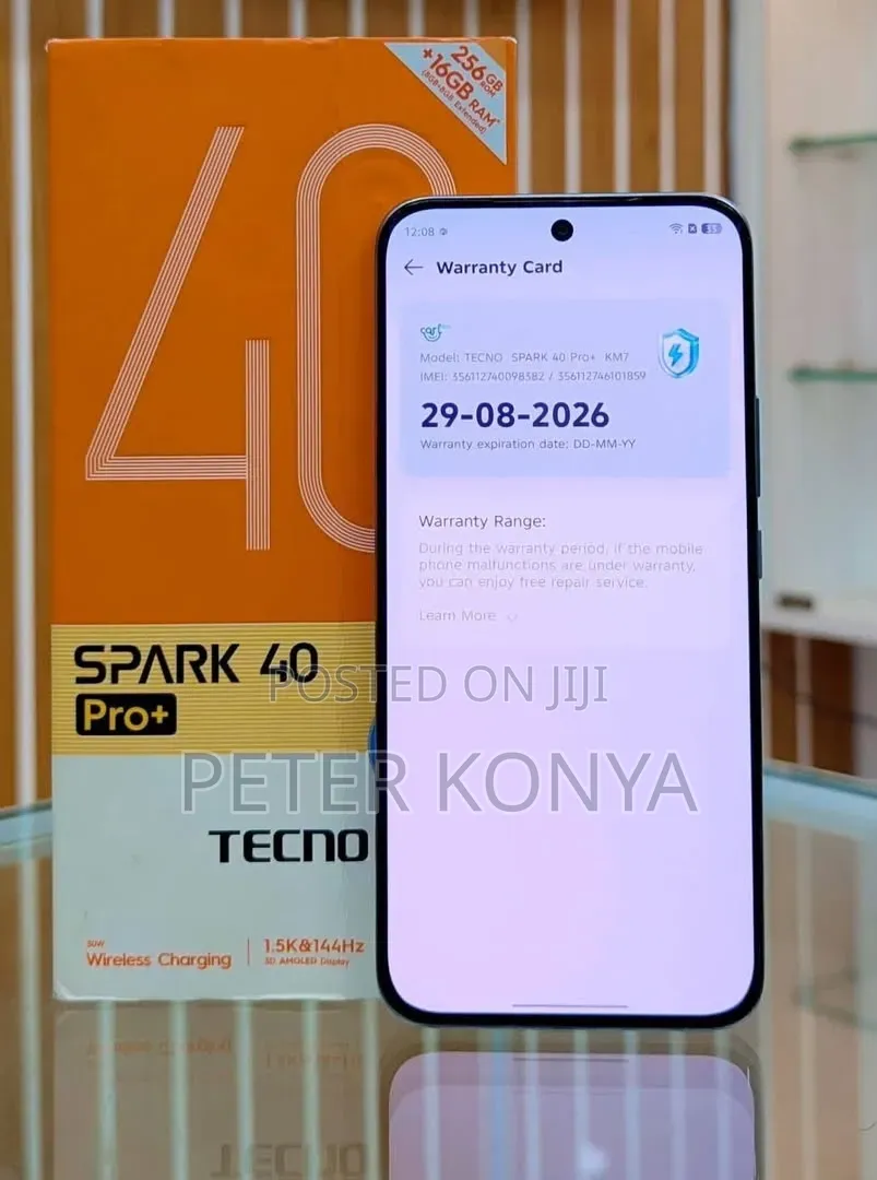 New Tecno Spark 40 Pro+ 256 GB Silver