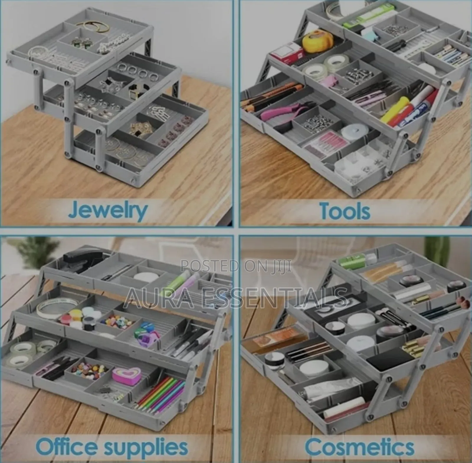3-Tier Smart Drawer Organizer