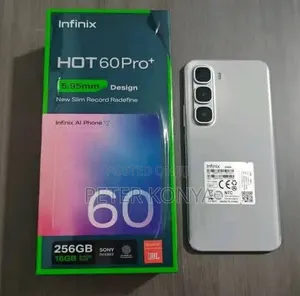 New Infinix Hot 60 Pro+ 256 GB Silver
