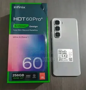 New Infinix Hot 60 Pro+ 256 GB Silver