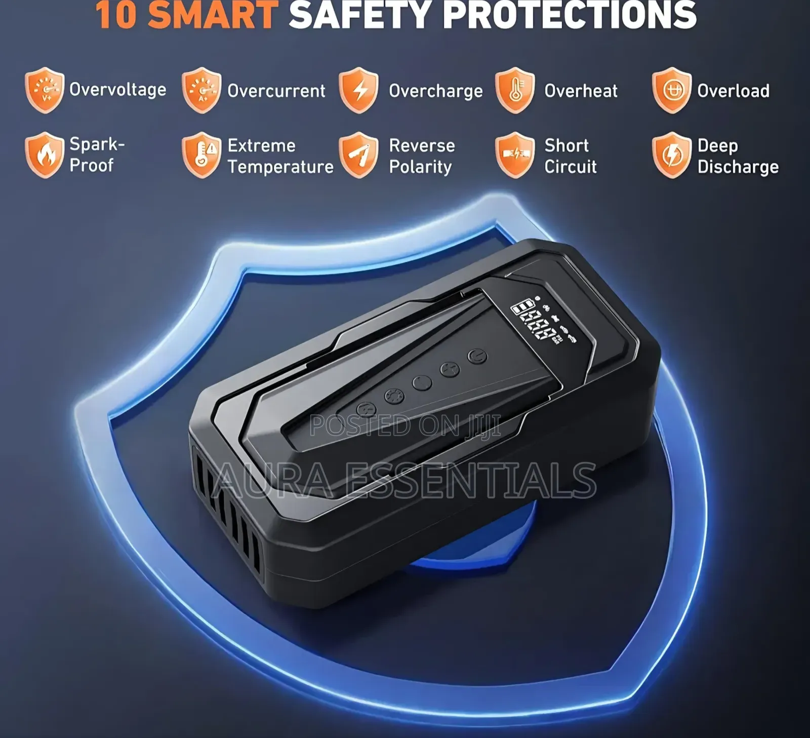 Multifunctional Rechargeable Car Tyre Inflator