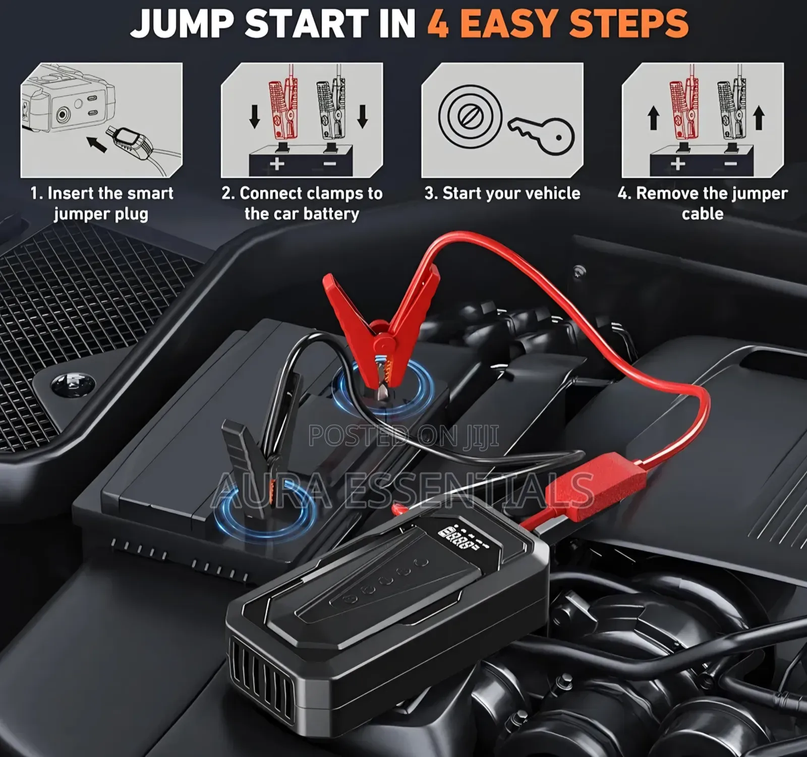 Multifunctional Rechargeable Car Tyre Inflator