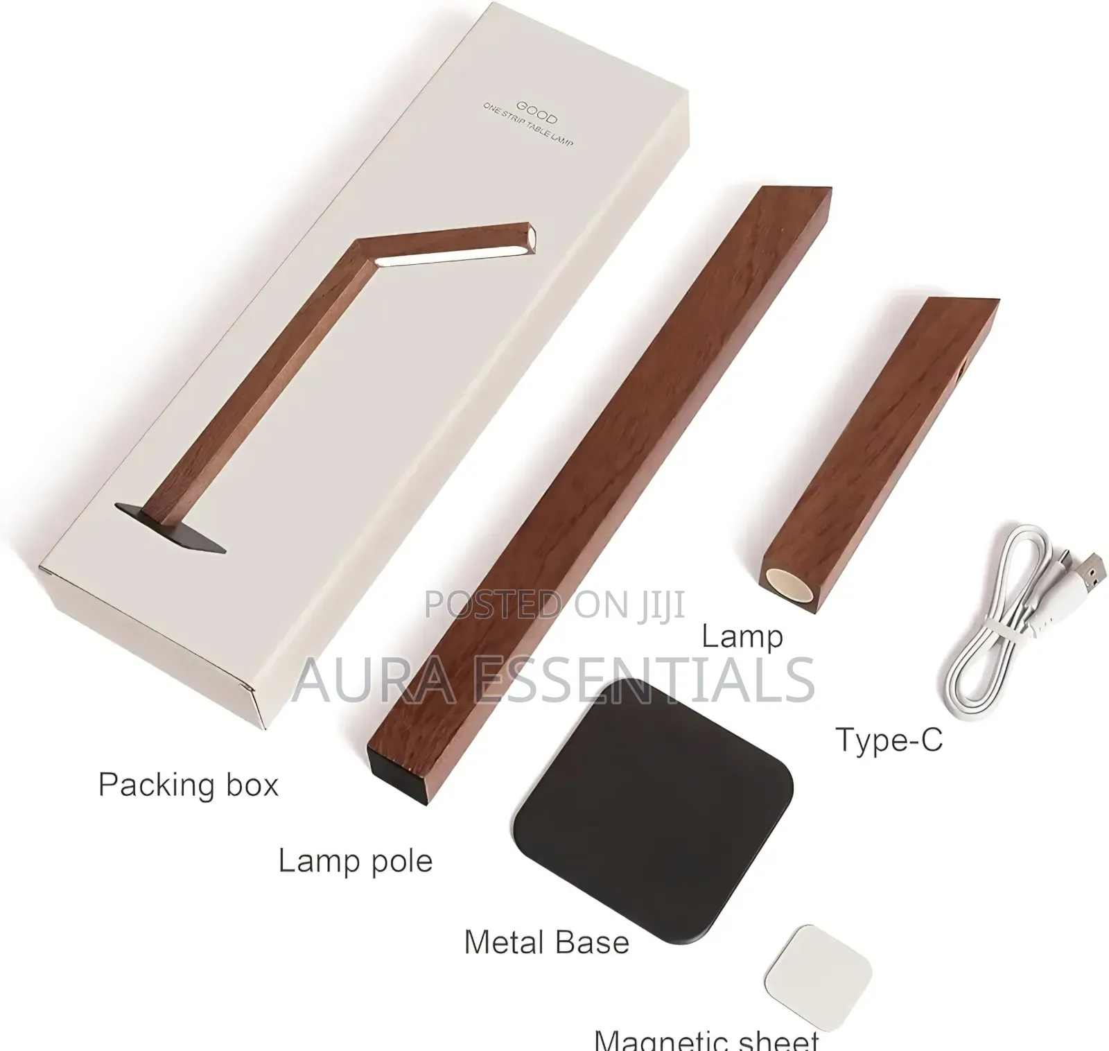 Wood Led Desk Lamp