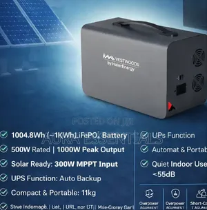Vestwoods 1000w Portable Power Station by Haier Energy.