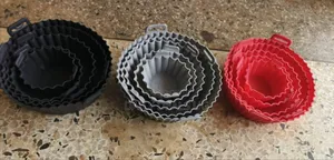 5 Pieces Silicone Round Air Fryer Liners