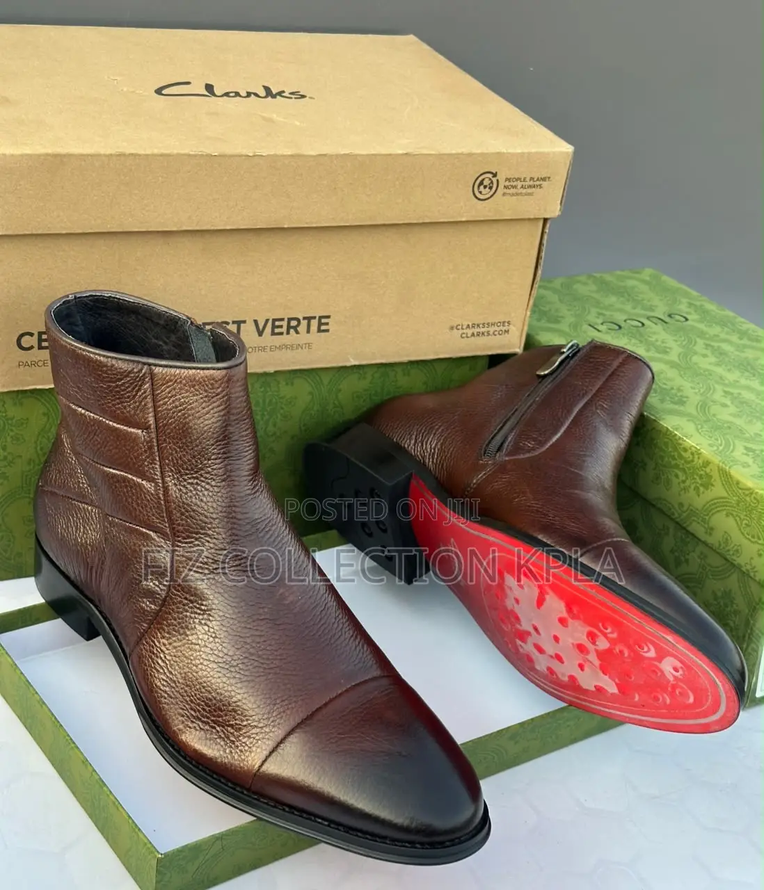 Clarks Rustic Brown Chelsea