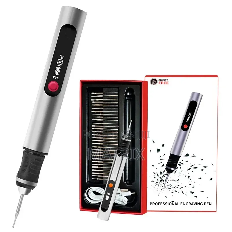 30-in-1 Digital Rechargeable Electric Engraving Pen Kit